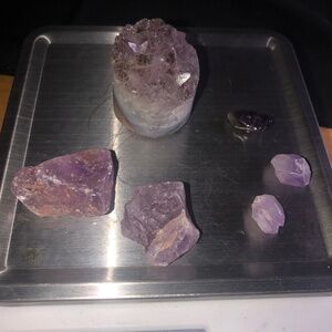 Amethyst crystals